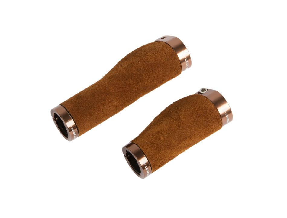 Chwyty rowerowe zamszowe SUMAC 137+100 MM